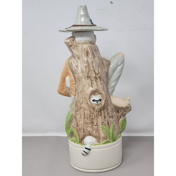 Vintage Handpainted Alberta Molds‎ Hillbilly Moonshine Jug Decanter Raccoon - Picture 3 of 13
